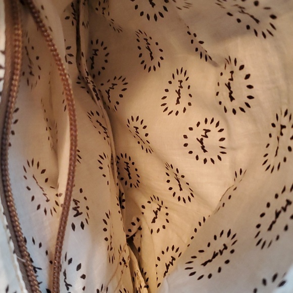 Myra leather handbag.animal print.brown and gold shimmer. - Picture 6 of 7